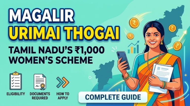 Magalir Urimai Thogai: Complete Guide to Tamil Nadu's ₹1,000 Women's Scheme