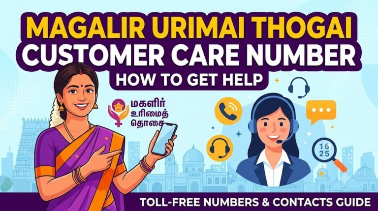 Magalir Urimai Thogai Customer Care Number: How to Get Help