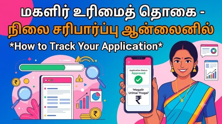 Magalir Urimai Thogai Status Check Online: How to Track Your Application